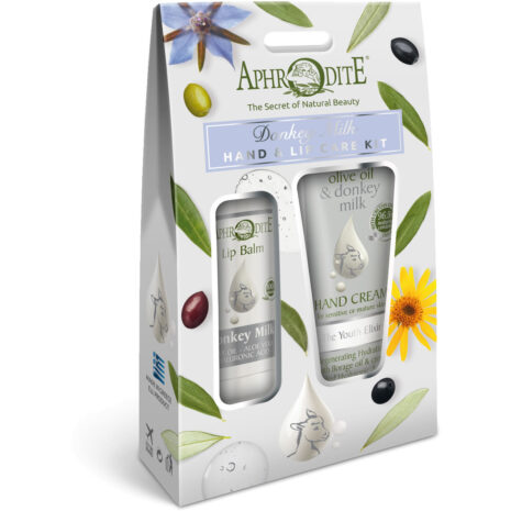 Aphrodite Donkey Milk Hand and Lip Care Kit