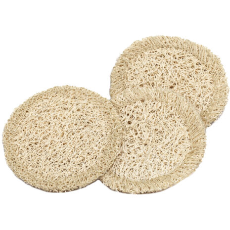 Peruvian Loofah Facial Disks - 3 pack